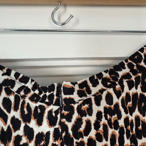 Reformation Cheetah High Waisted Wide Viscose Pant - 6 - Picture 6 of 6